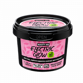 BEAUTY JAR - Electric Glow - Pink Clay Face Mask,120ml