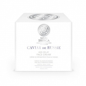 NATURA SIBERICA Caviar Face cream for all skin types against facial skin age changes Caviar de Russie 50ml